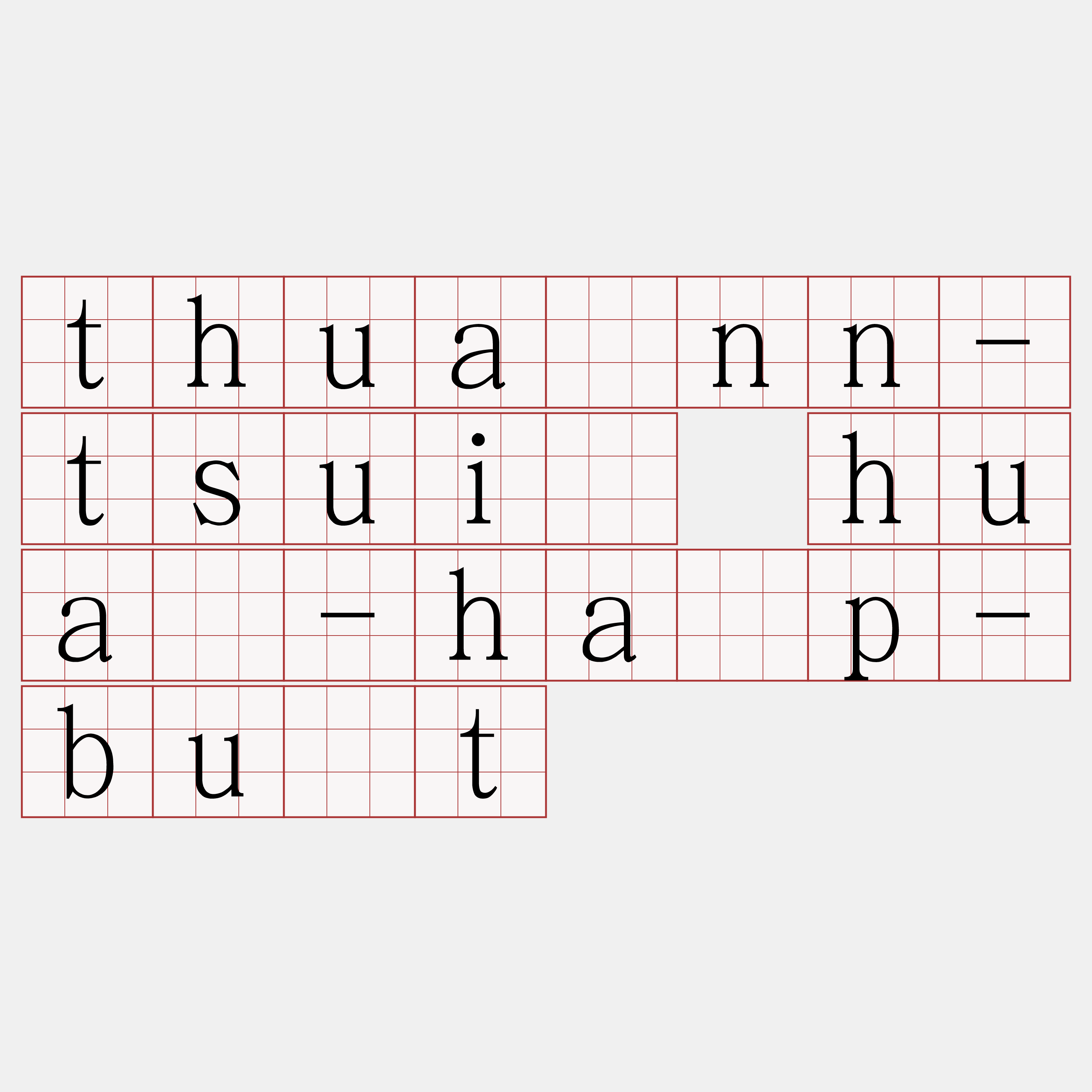 thuànn-tsuí huà-ha̍p-bu̍t